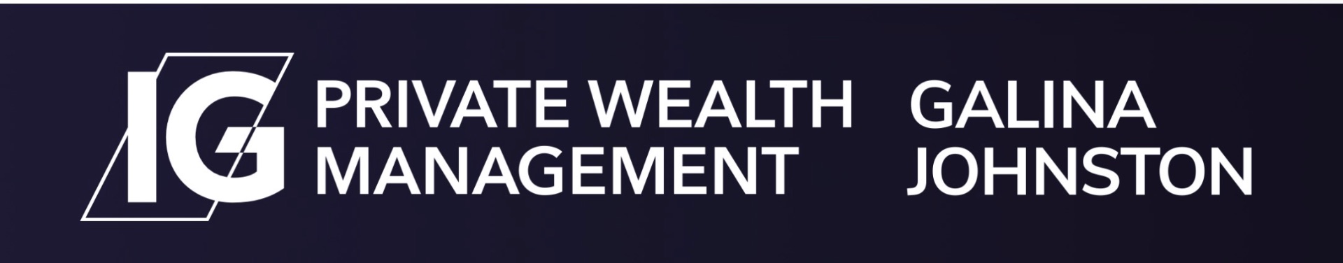 Galina Johnston, IG Private Wealth Management